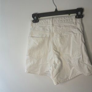 White Zara shorts